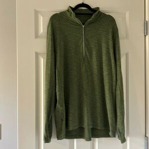 1/4 zip soft jersey material